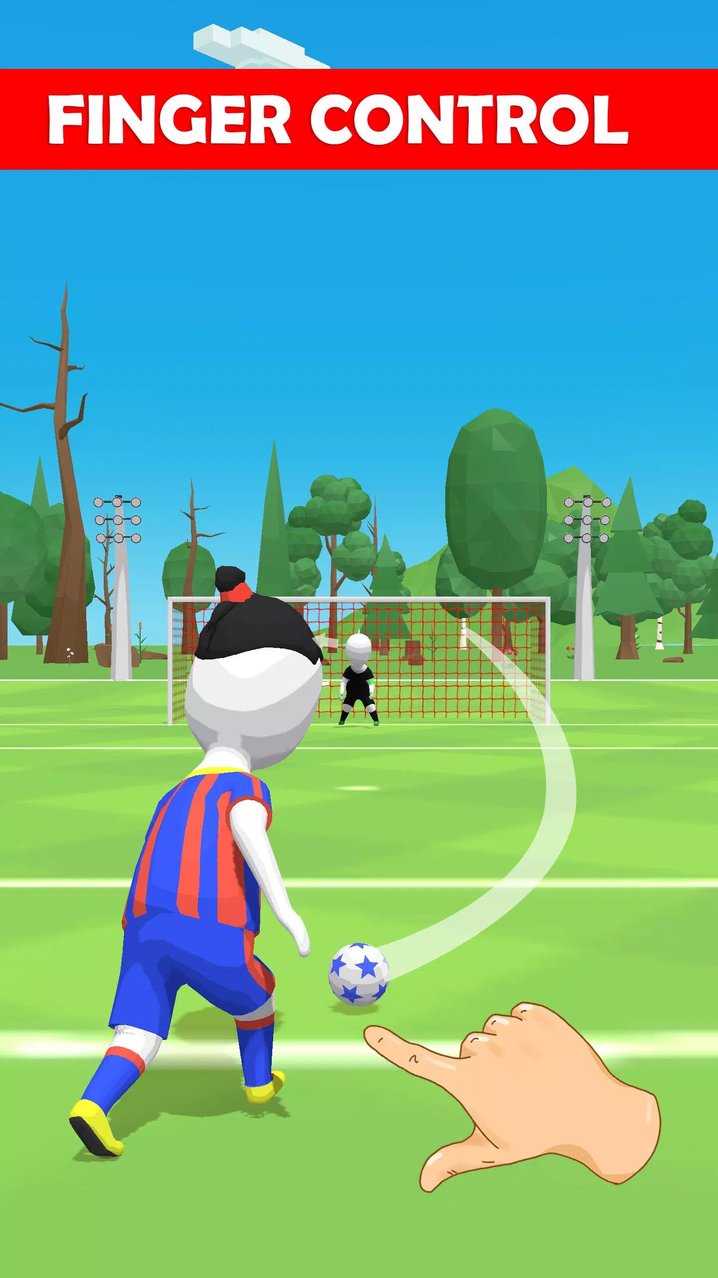 Stickman Freekick Captura de tela 0