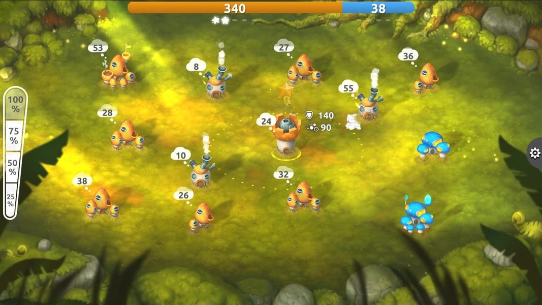 Mushroom Wars 2: RTS Strategy ဖန်သားပြင်ဓာတ်ပုံ 3