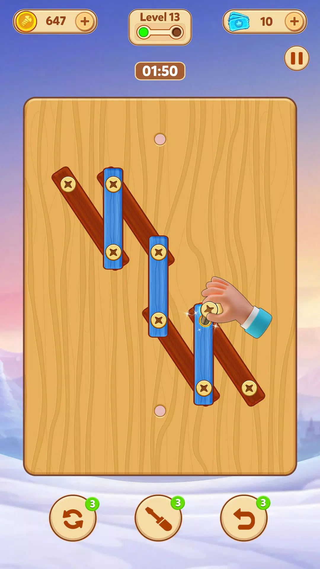 Unscrew Puzzle - Nuts & Bolts স্ক্রিনশট 0