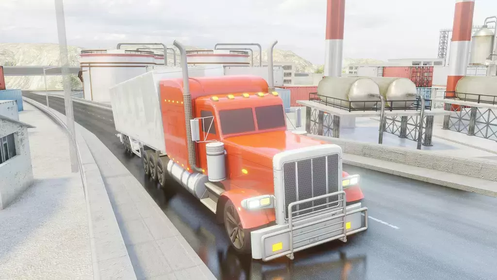 Usa Truck Simulator Car Games スクリーンショット 2