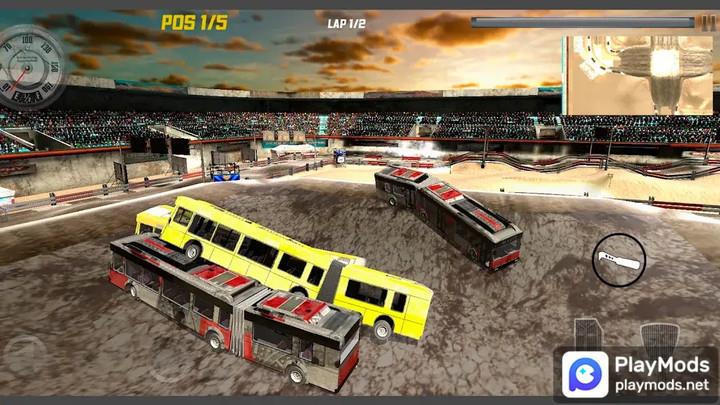 Long Bus Derby Battle Forever 스크린샷 2