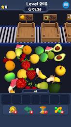 Food Match 3D: Tile Puzzle Schermafbeelding 1