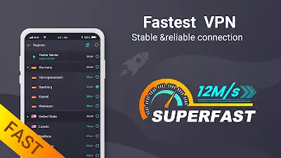 Touch VPN - Fast Wifi Security ภาพหน้าจอ 3