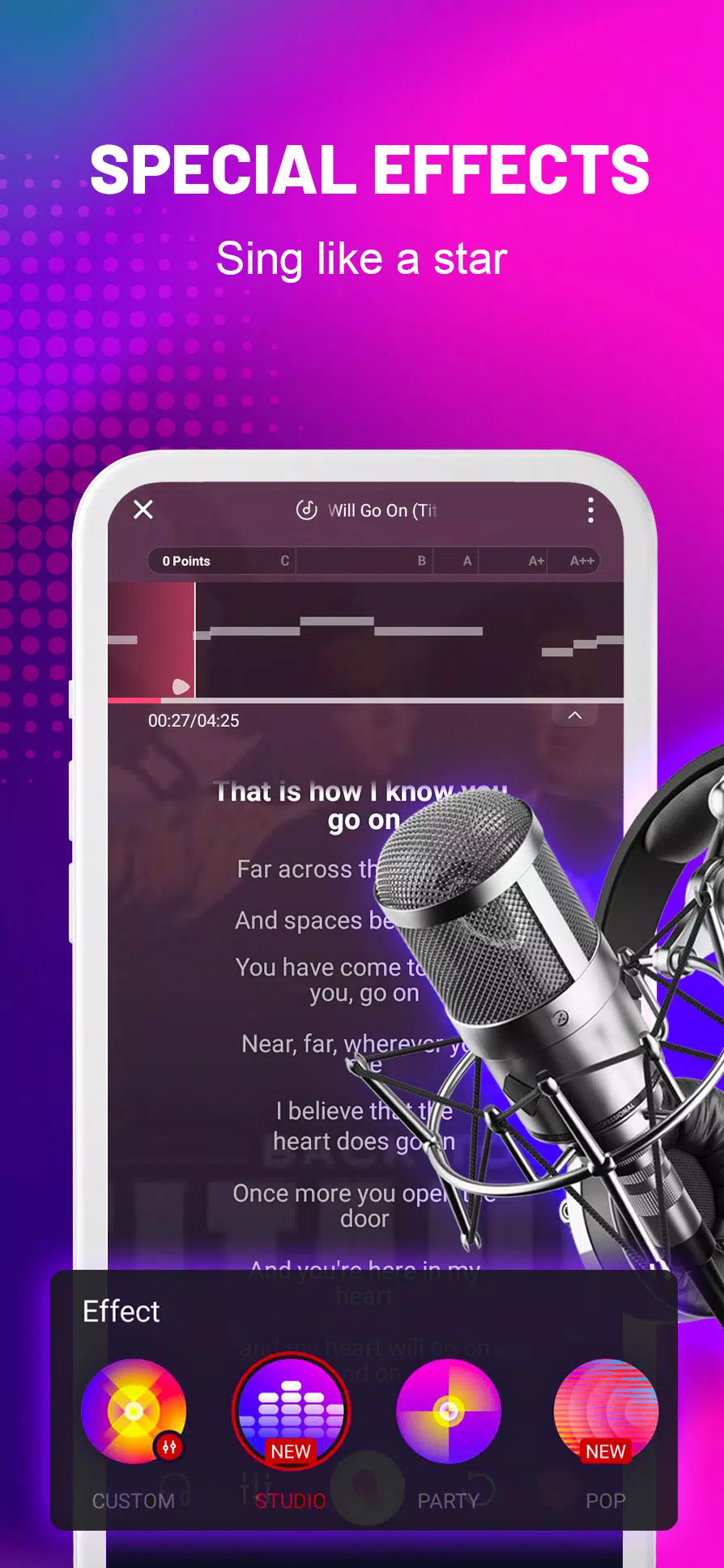 StarMaker 更專業的K歌軟件，全民享受卡拉OK與歌曲 螢幕截圖 0