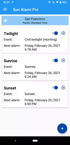 Sun Alarm ภาพหน้าจอ 0