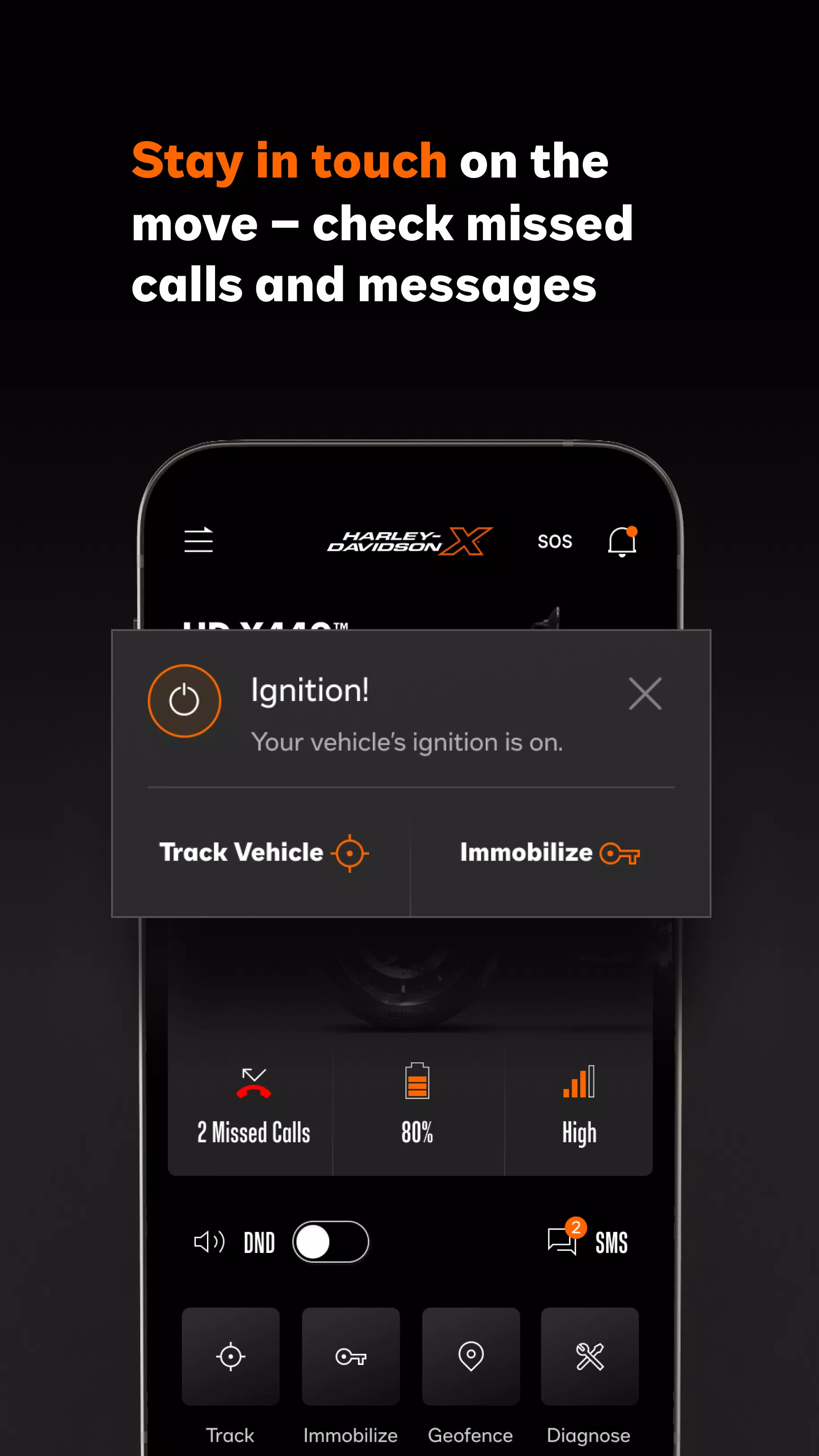 Harley-Davidson Connect ဖန်သားပြင်ဓာတ်ပုံ 1