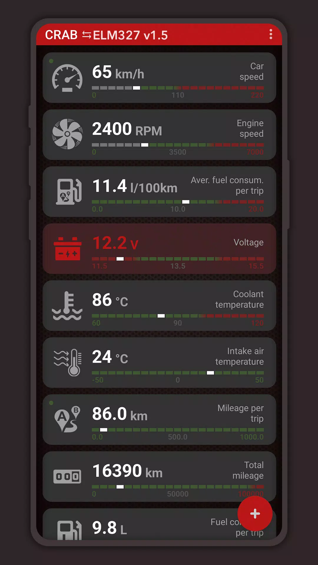 CRAB Car Scanner Скриншот 1