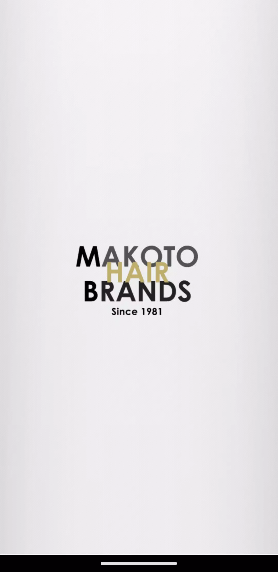 『MAKOTO HAIR BRANDS』公式アプリ Captura de tela 0