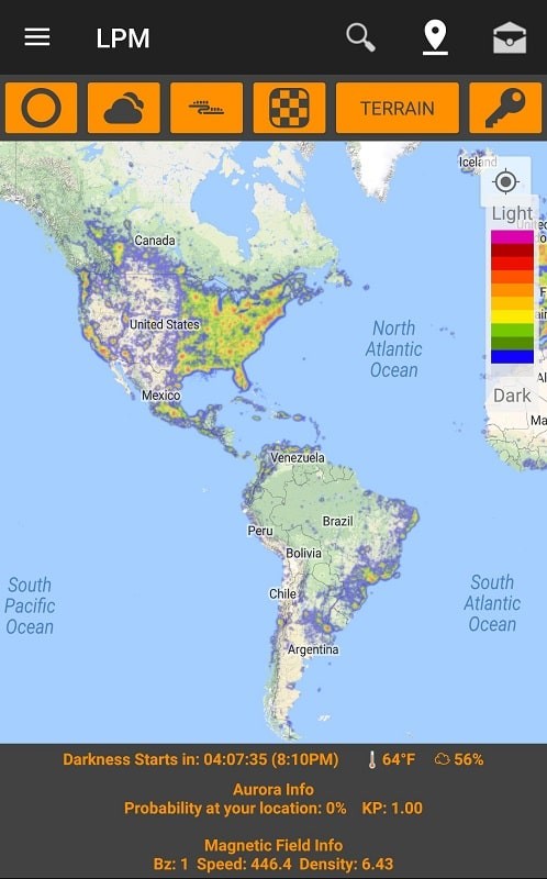 Light Pollution Map - Dark Sky 스크린샷 0