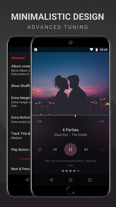 BlackPlayer EX Music Player স্ক্রিনশট 1