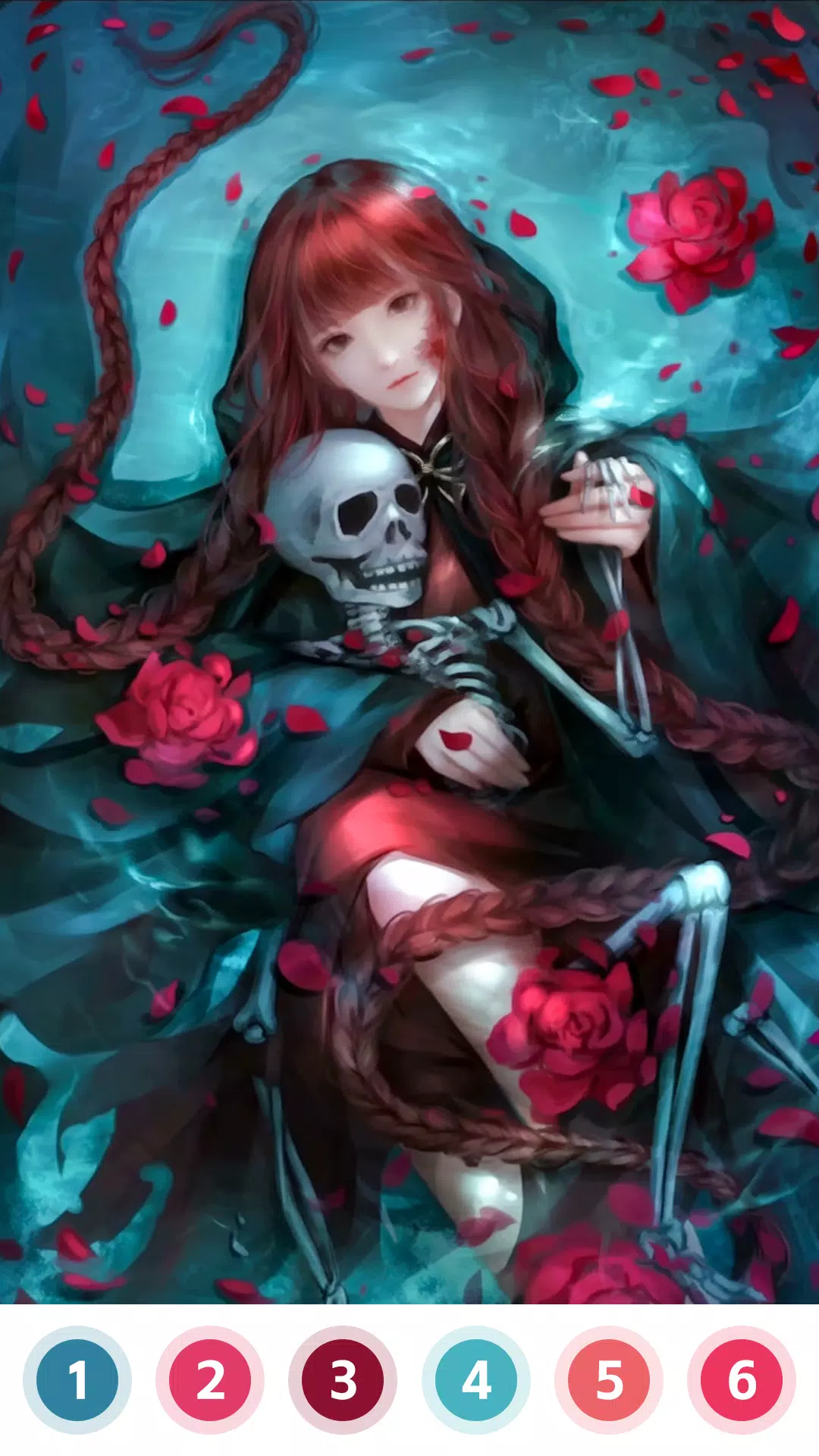 Love & Death Paint by Number Tangkapan skrin 1