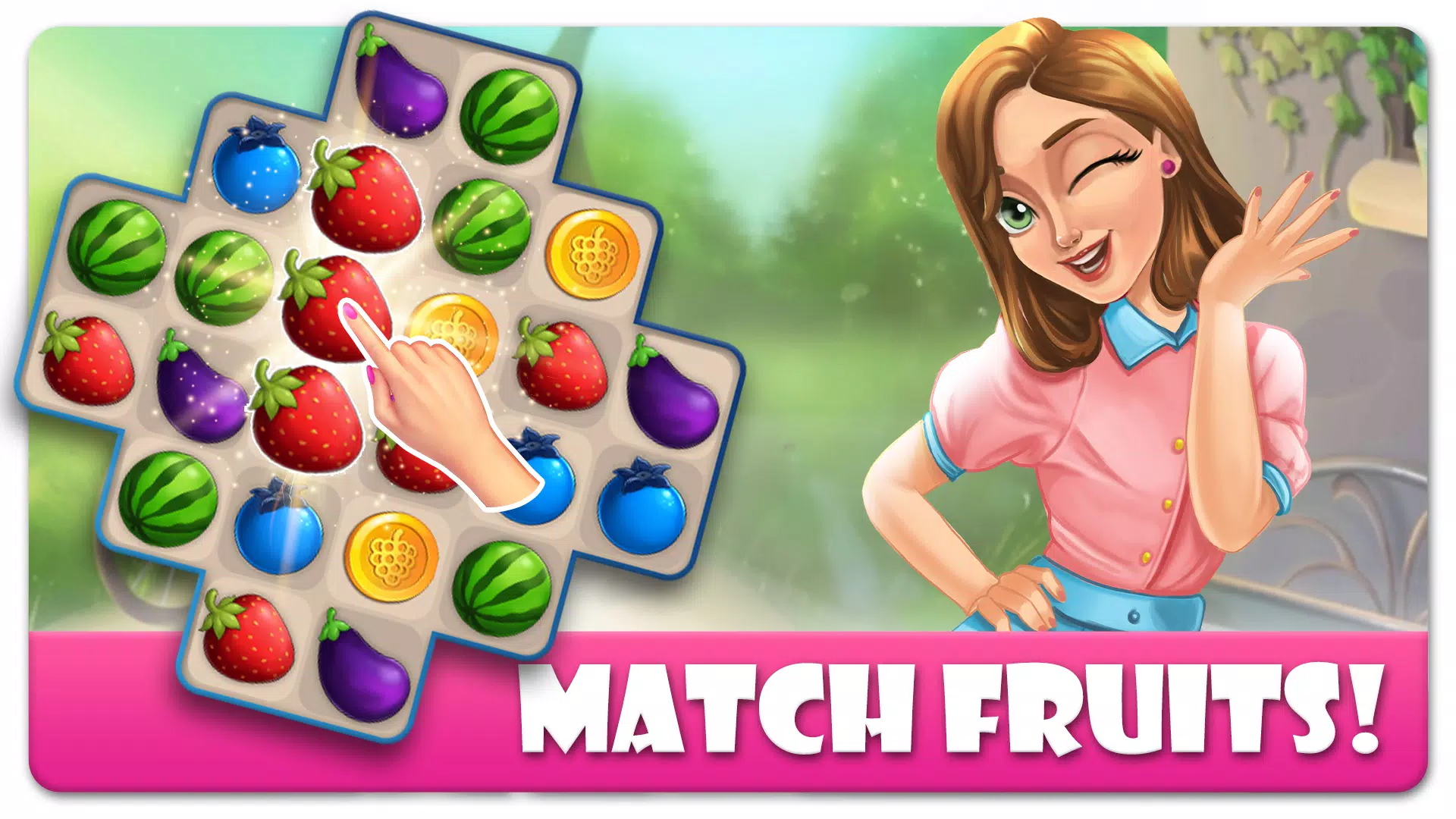 Anna's Garden: Match 3 Games স্ক্রিনশট 0