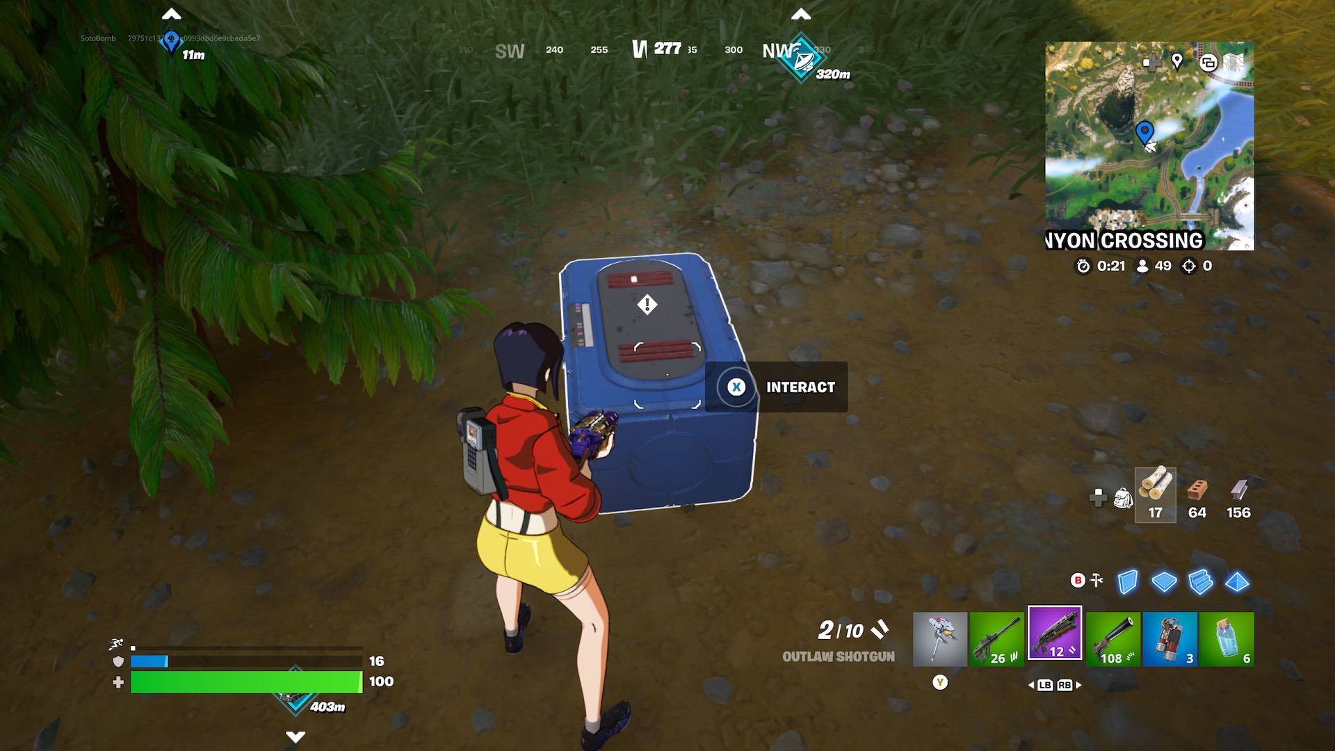 Fortnite Capítulo 6: Equipe Backpack do Sensor, Digitalize assinaturas de energia misteriosa