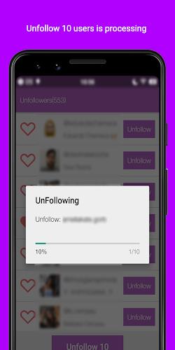 Unfollowers  &  Followers Tangkapan skrin 3