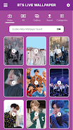 BTS Live Wallpaper Video Tangkapan skrin 0