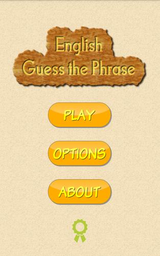 English Guess The Phrase Capture d'écran 0