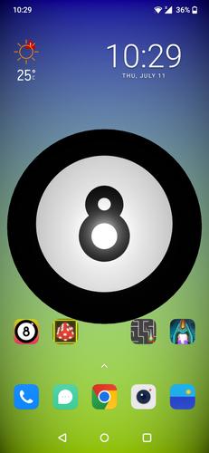 Magic 8 Ball Live Wallpaper 3D应用截图第0张