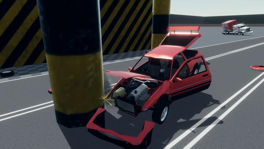 Car Crash Simulator Sandbox 3D Captura de pantalla 1