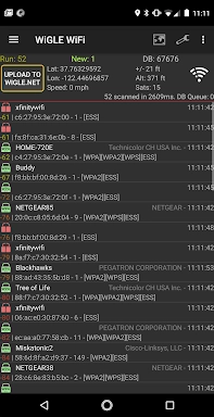 WiGLE WiFi Wardriving 螢幕截圖 1