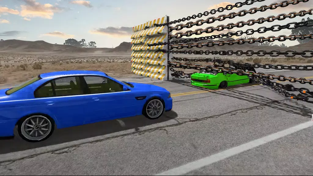 Chained Cars Stunt Racing Game 螢幕截圖 1