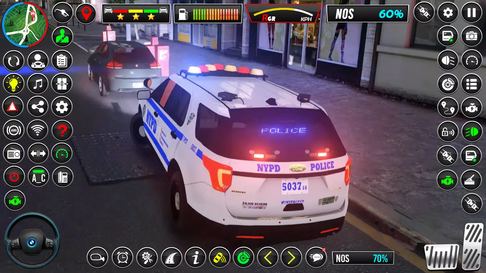US Police Car Chase Car Game 螢幕截圖 2