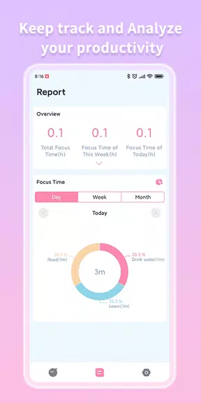 Brain Focus Productivity Timer Captura de pantalla 2