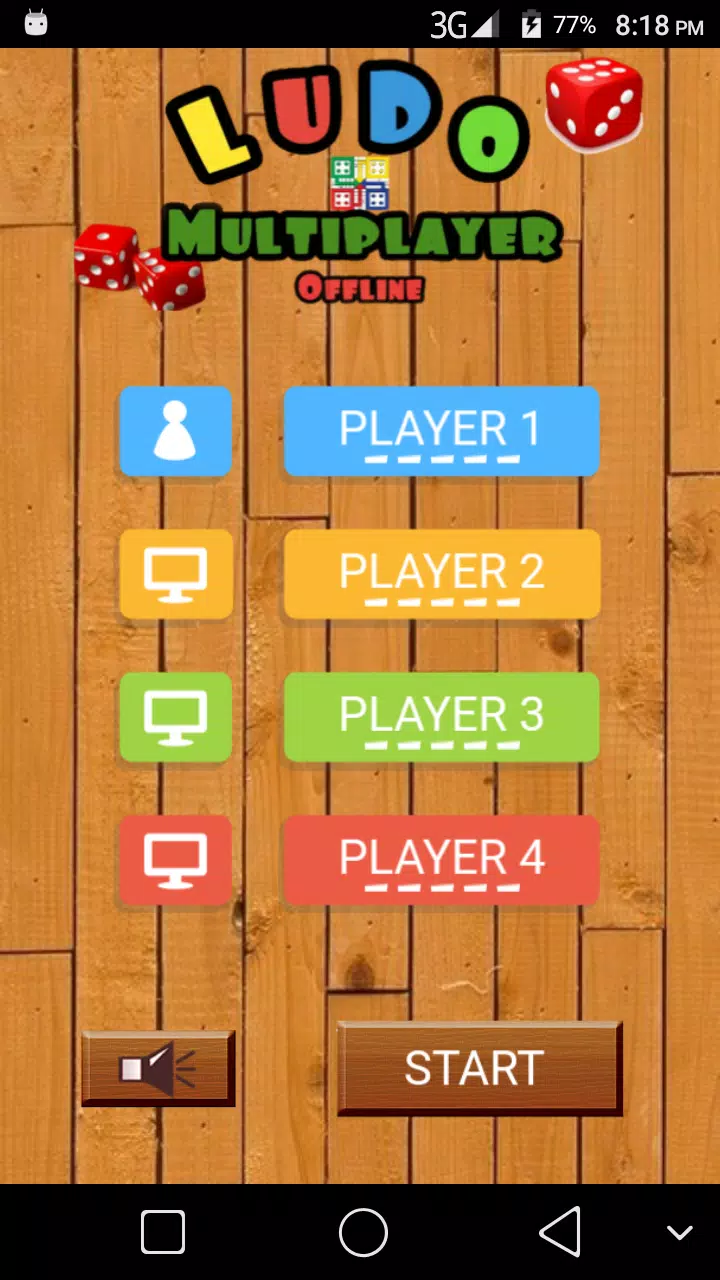 Ludo Offline Multiplayer AI 스크린샷 0