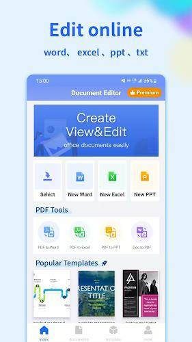 Document Editor:Word,Sheet,PDF Capture d'écran 0