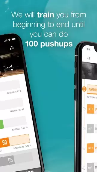 0-100 Pushups Trainer স্ক্রিনশট 1