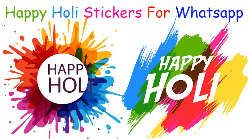 Holi Stickers and Holi Images Screenshot 2