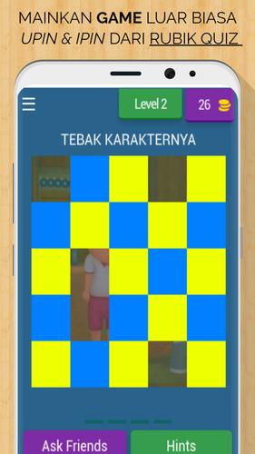 Upin & Ipin Rubik Quiz ဖန်သားပြင်ဓာတ်ပုံ 1