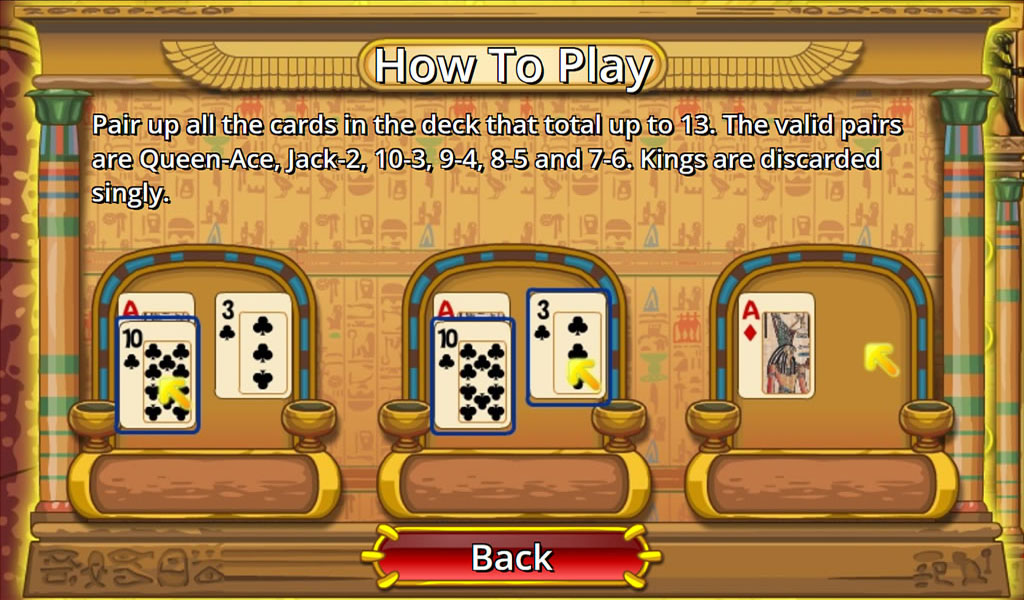 Egypt Pyramid Solitaire स्क्रीनशॉट 0