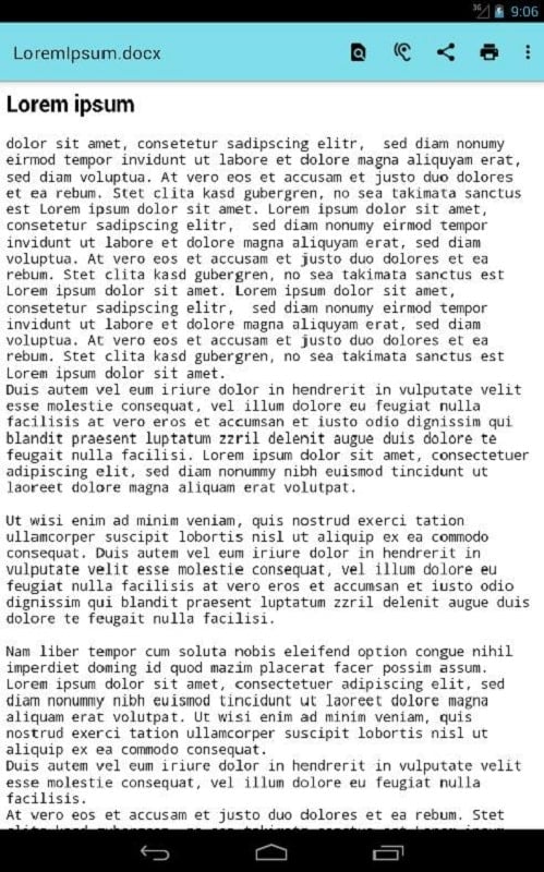 Office Documents Viewer Скриншот 1