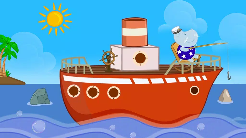 Hippo Adventures: Lighthouse स्क्रीनशॉट 0