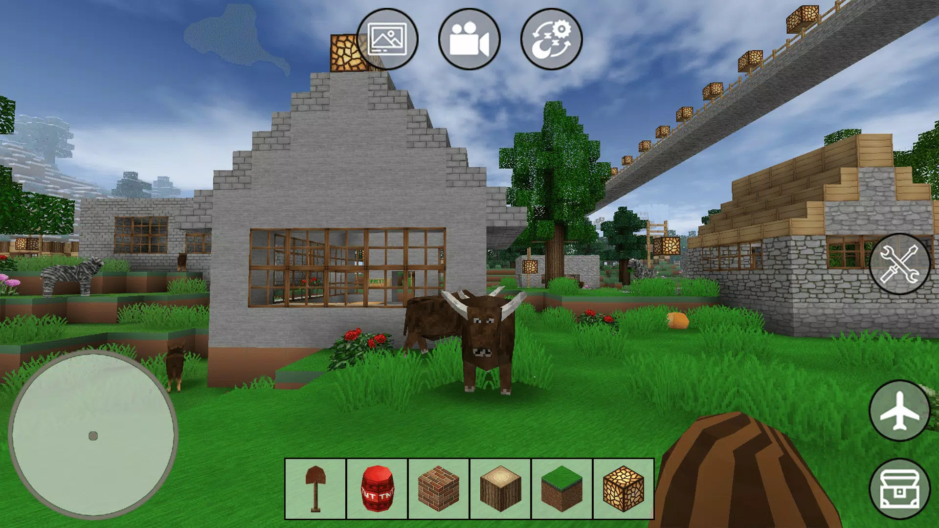 Mini Block Craft Ekran Görüntüsü 1