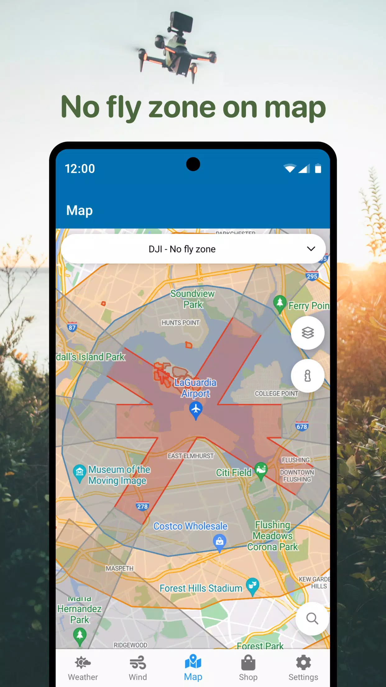Drone App: Forecast for UAV スクリーンショット 1