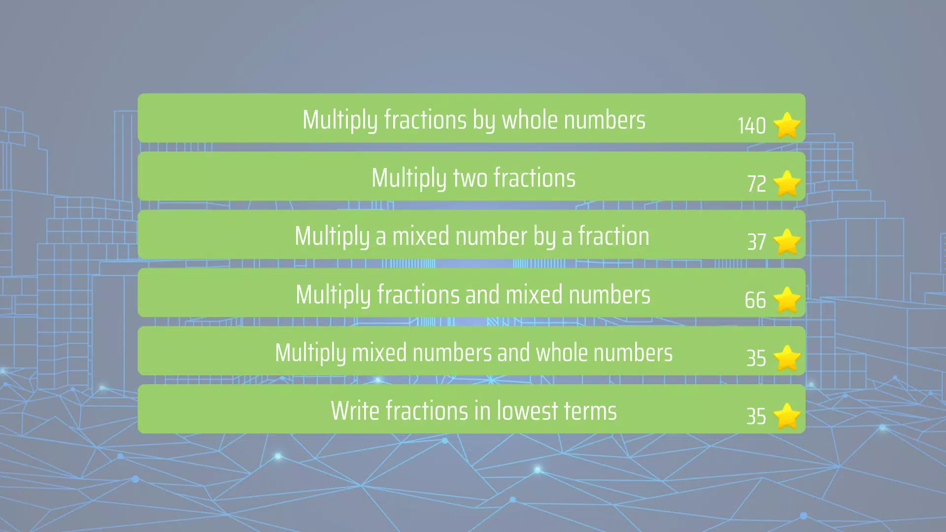 Multiplying Fractions Screenshot 0