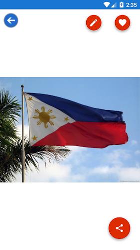 Philippines Flag Wallpaper: Fl 螢幕截圖 1