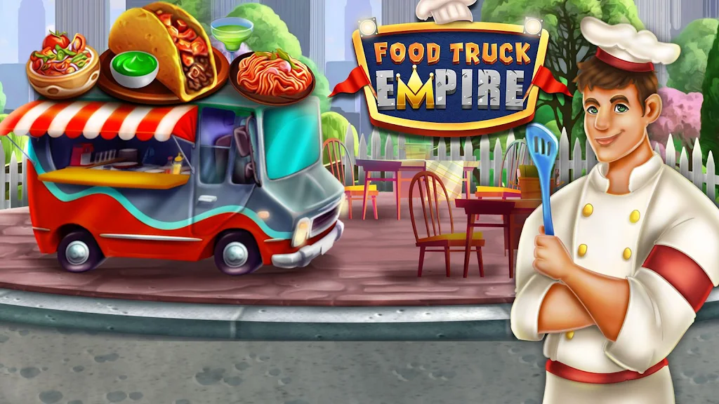 Food truck Empire Cooking Game Schermafbeelding 0