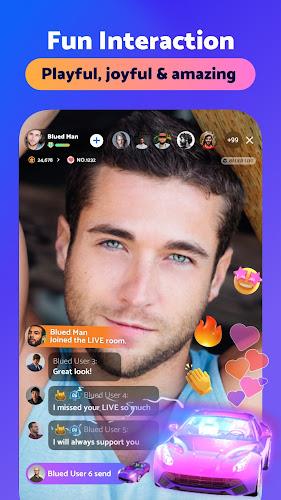 Blued: Gay Live Chat & Dating Zrzut ekranu 1