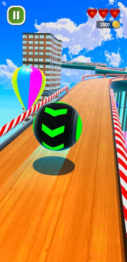 Sky Rolling Ball Game 3D Ball Скриншот 0