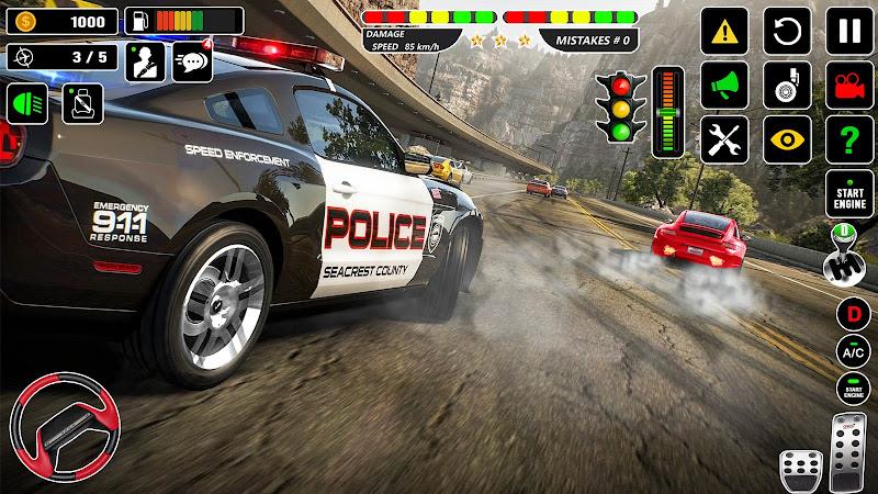 Highway Police Car Chase Games 螢幕截圖 2