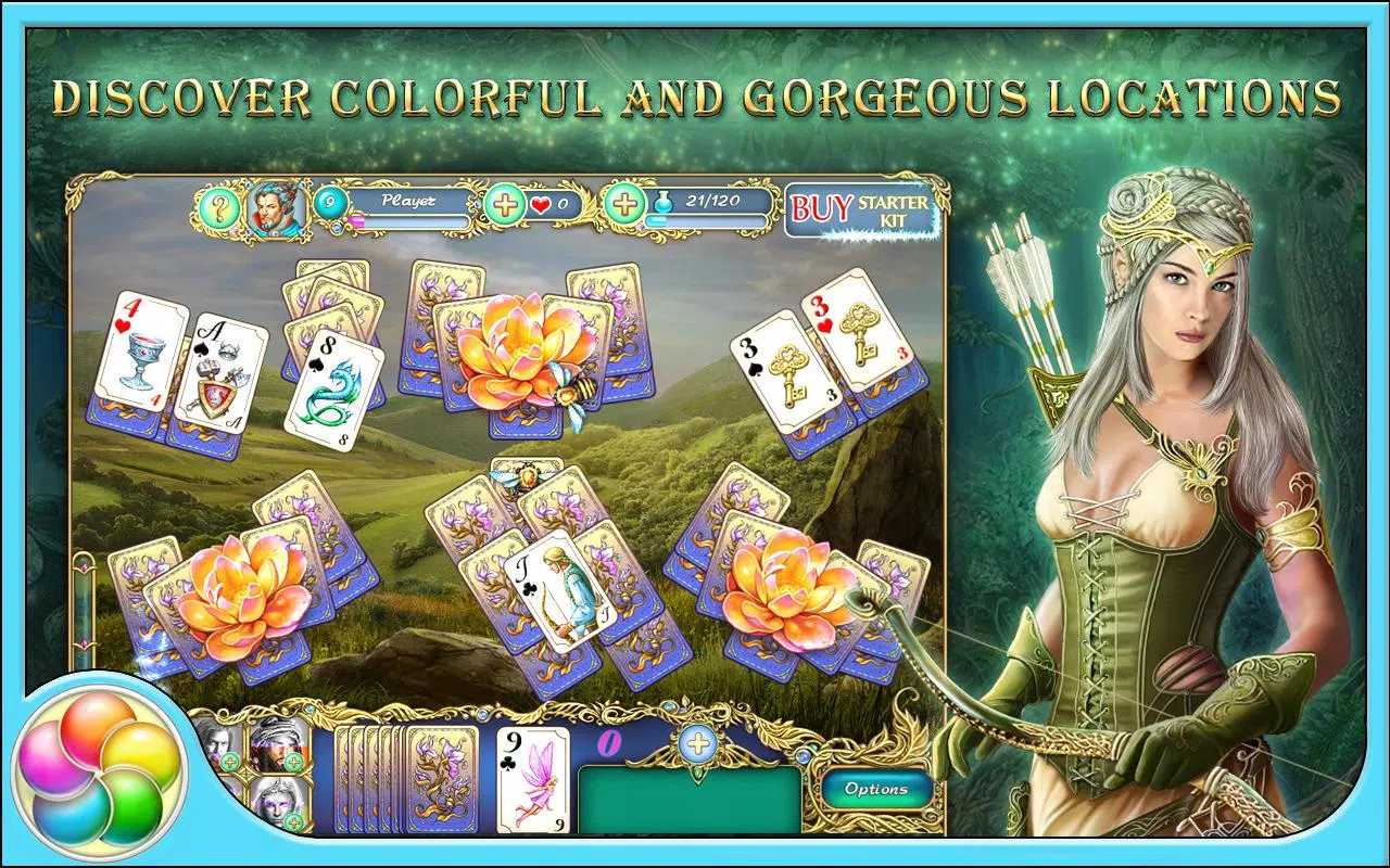 Tri Peaks Emerland Solitaire Screenshot 3