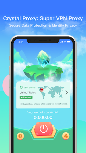 Crystal Proxy: Super VPN Proxy Zrzut ekranu 0