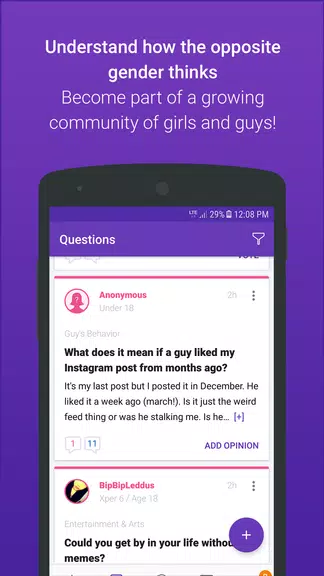 GirlsAskGuys 螢幕截圖 0