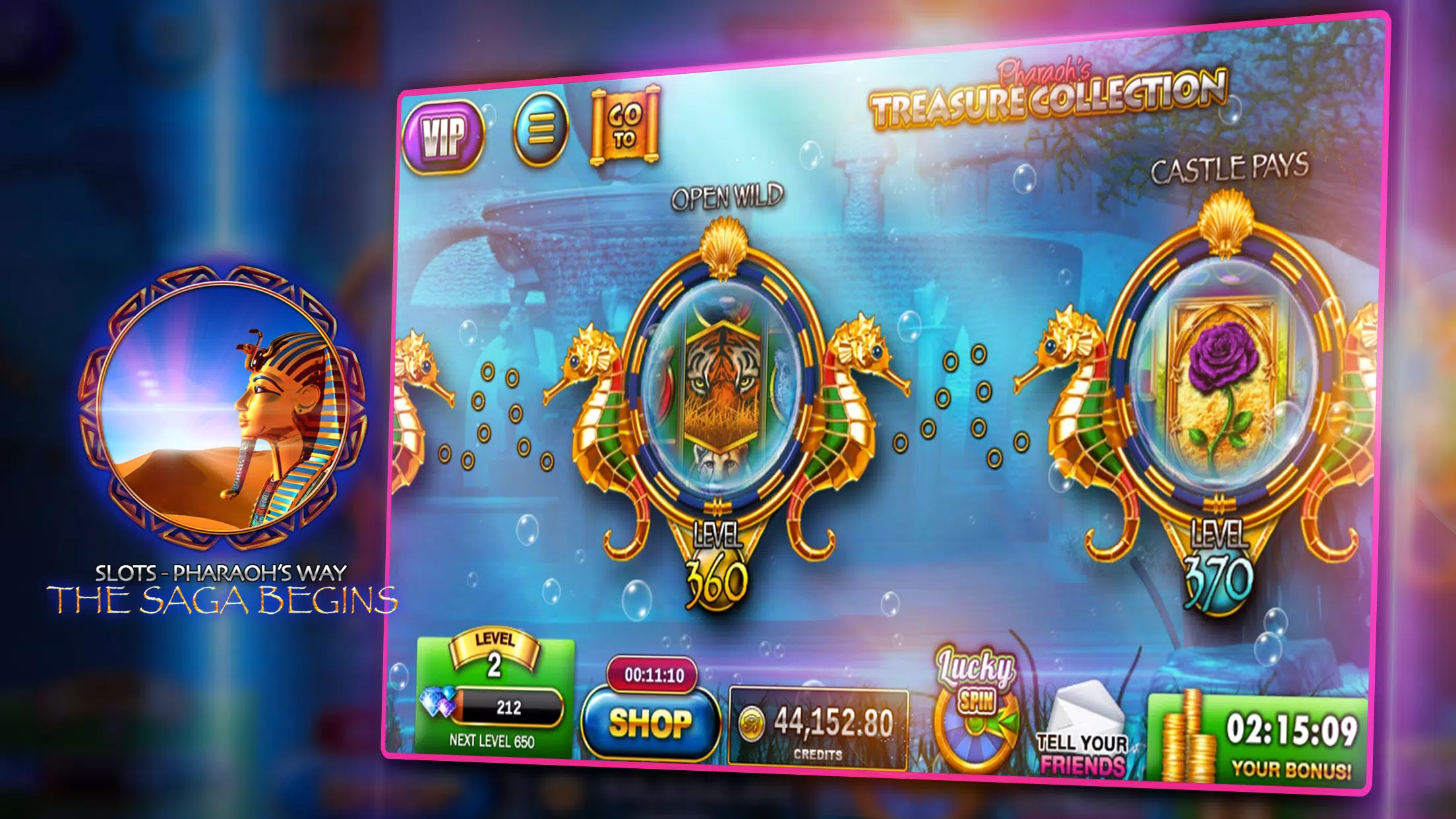 Slots - Pharaoh's Way Casino ภาพหน้าจอ 1