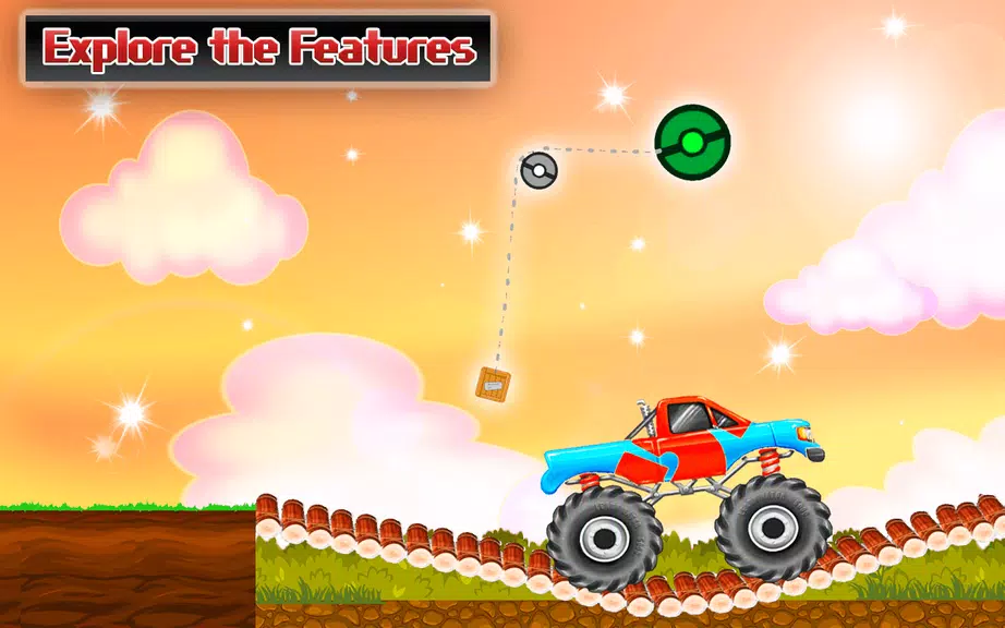 Rope Bridge Racer Car Game 螢幕截圖 2