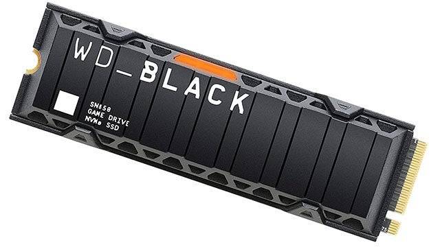 WD Black SN850X 2TB PCIE GEN4 X4 M.2 SSD avec dissipateur thermique préinstallé