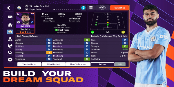 Football Manager 2024 Mobile Mod ภาพหน้าจอ 0