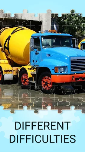 Concrete mixer truck puzzles Captura de tela 2